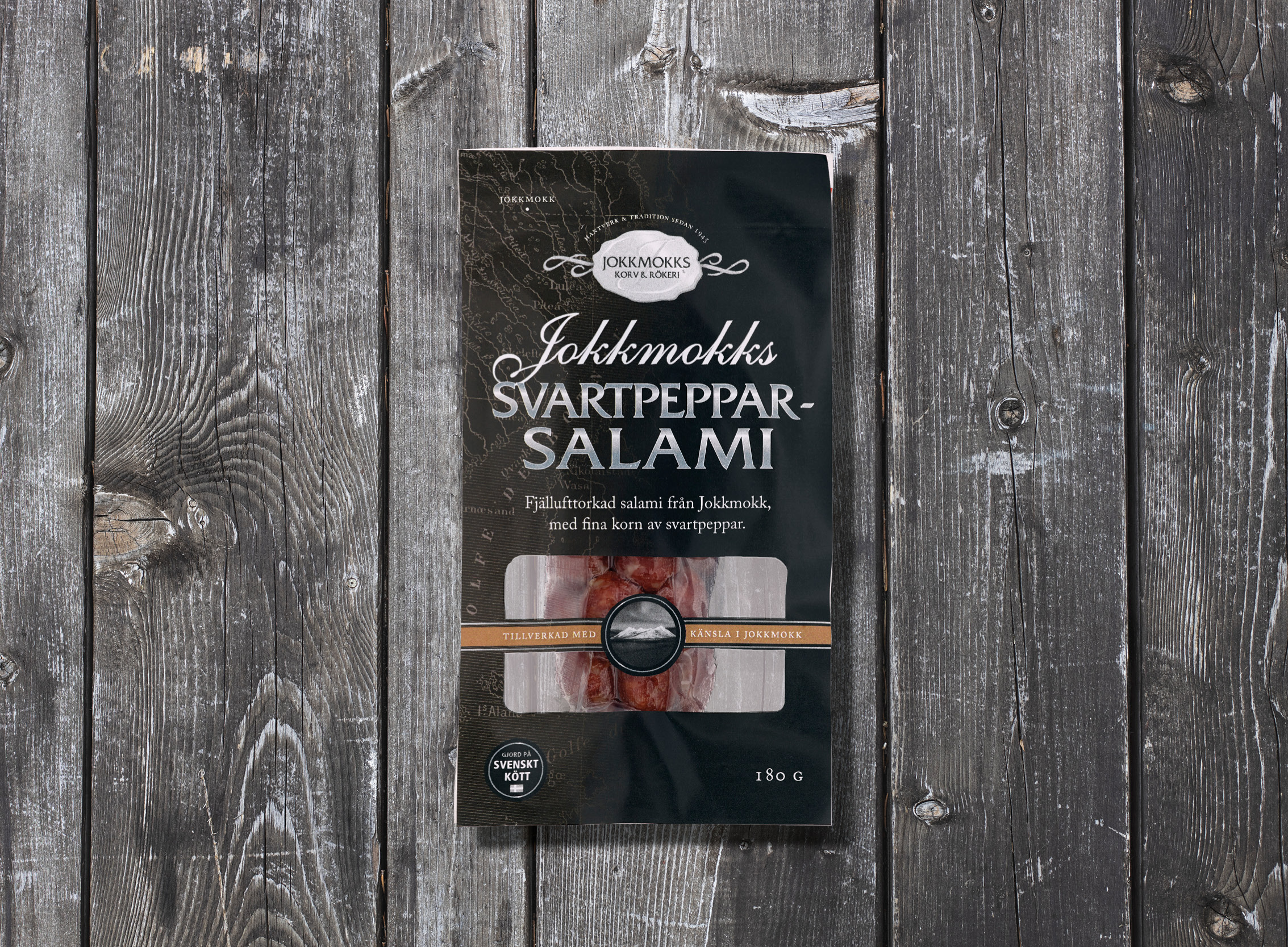 W 13142 Svartpepparsalami 180G